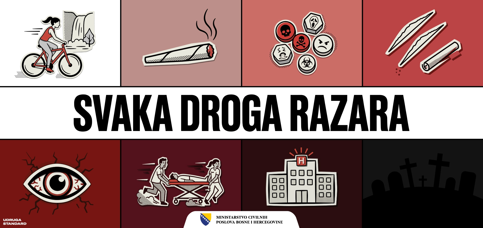 SVAKA DROGA RAZARA Preventivna kampanja za život bez ovisnosti